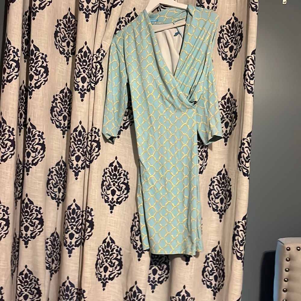 J. McLaughlin faux wrap dress